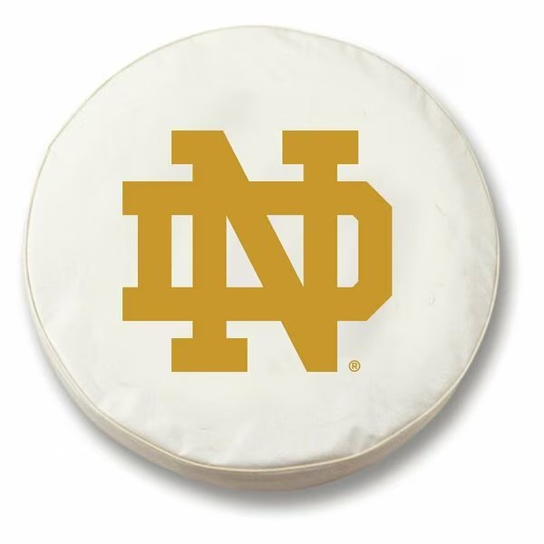 31 1/4 x 12 Notre Dame (ND) Tire Cover, Holland Bar Stool Co, Mfr#: TCCND-NDWT